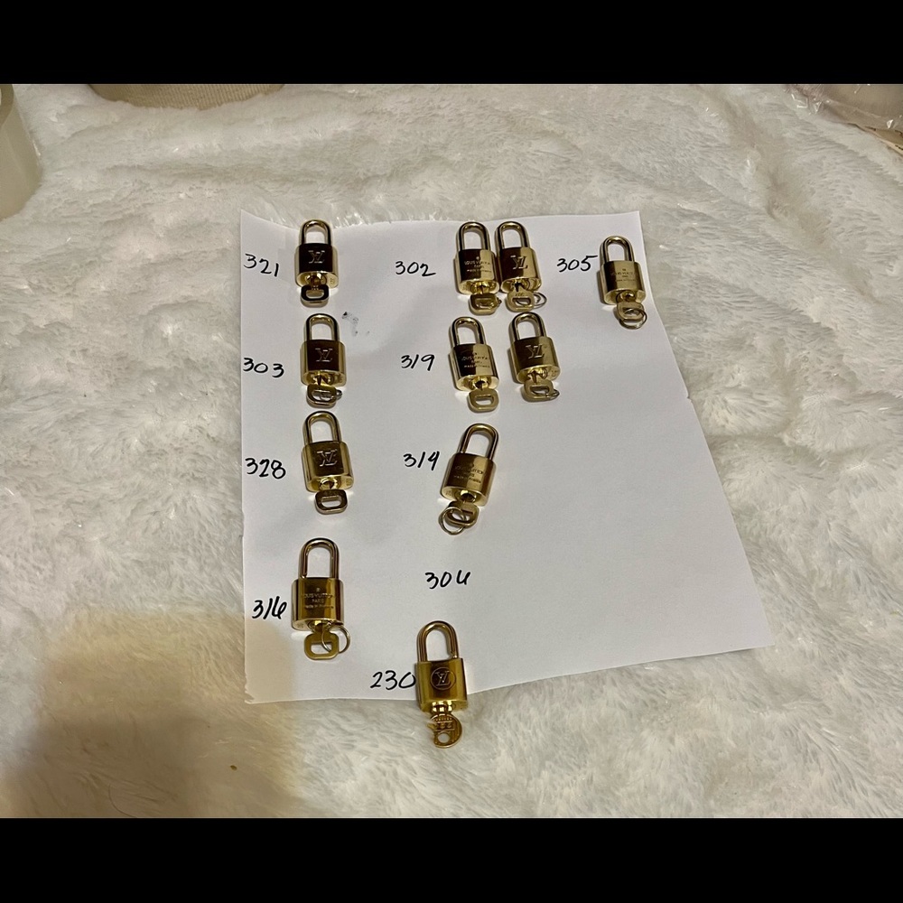 Authentic LV lock set